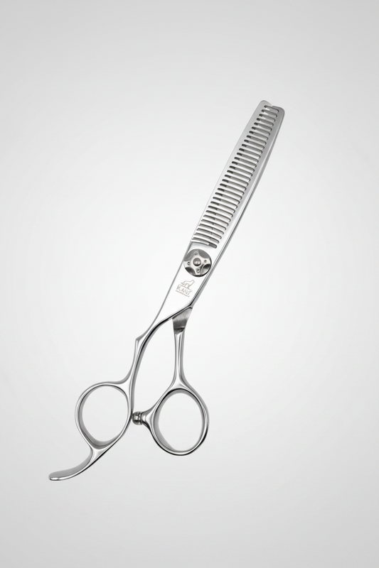 KANZ Duke Line VEC-302L — 5.8" Left-Hand Blending & Texturising Scissor